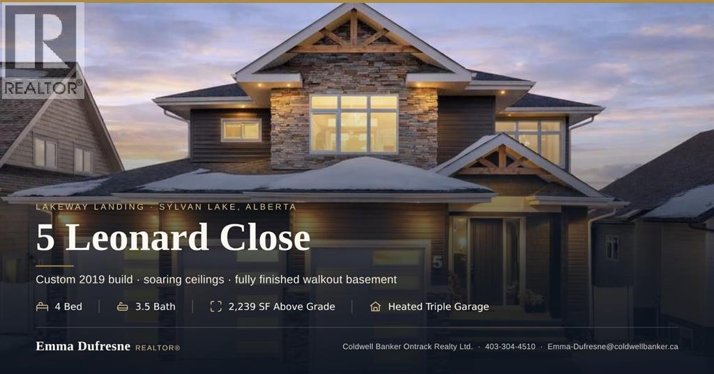 Listing photo – 5 Leonard Close, Sylvan Lake